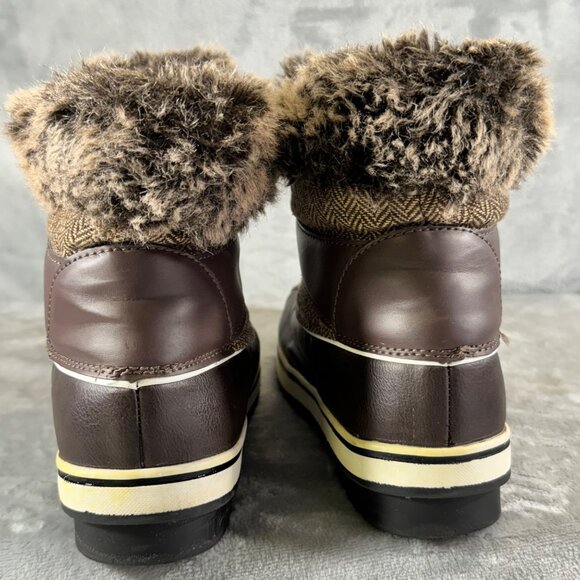 Mishansha Women's 9 Winter Snow Boots Outdoor Non-slip Warm Waterproof with fur - Picture 2 of 16